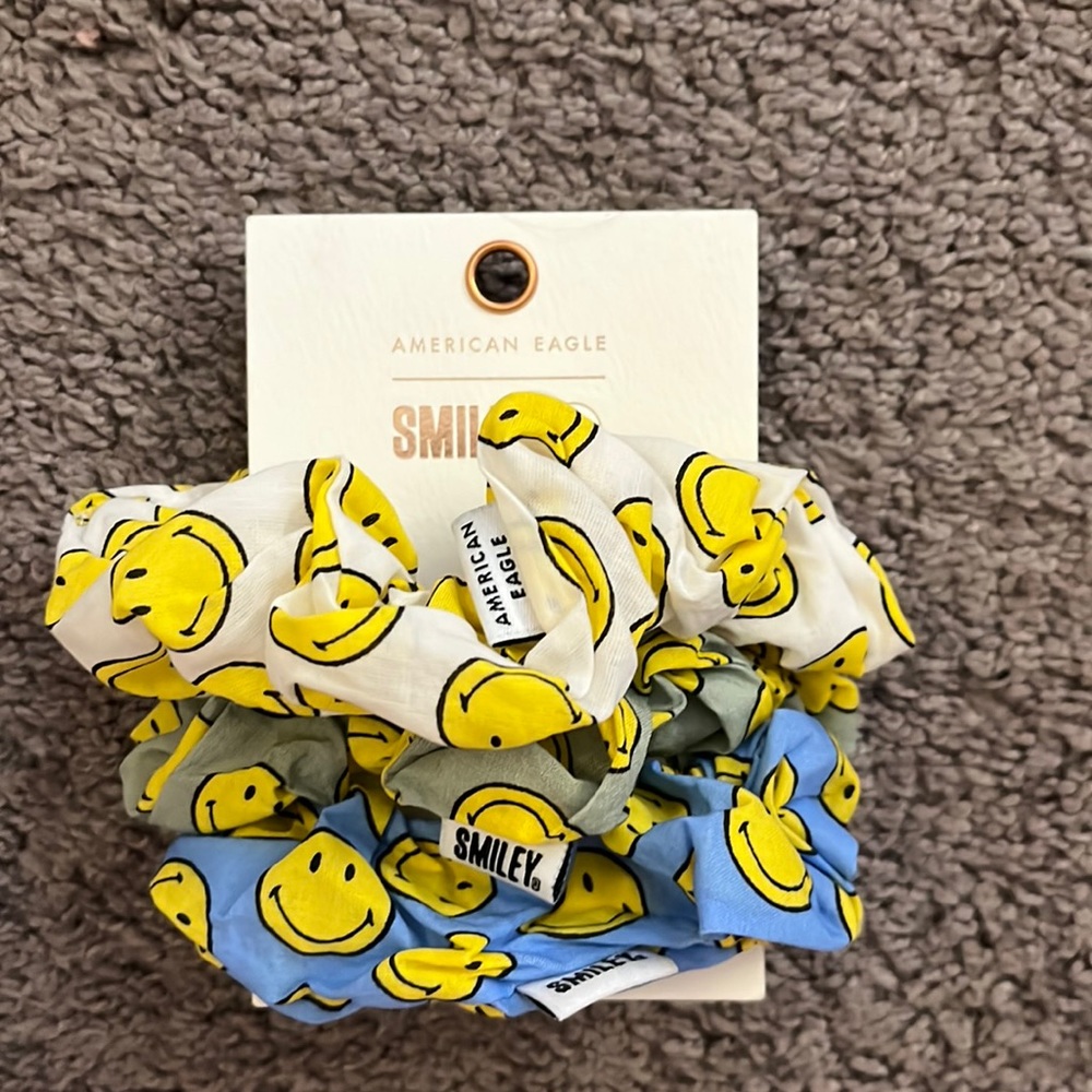 scrunchies from the smiley line!